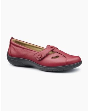 Hotter Nirvana Extra Wide Shoes - Red