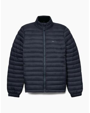 Timberland Axis Peak Solid Patterned Rain Jacket With Logo - Blue
