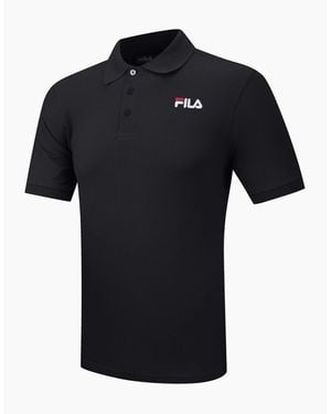 Fila Otis Graphic Polo Shirt - Black