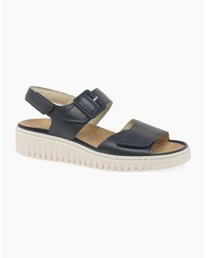 Waldläufer Wand Wedge Heel Sandals - Blue
