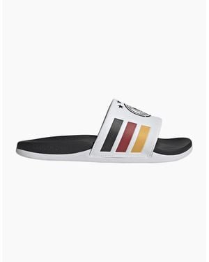 adidas Pool Sliders - White
