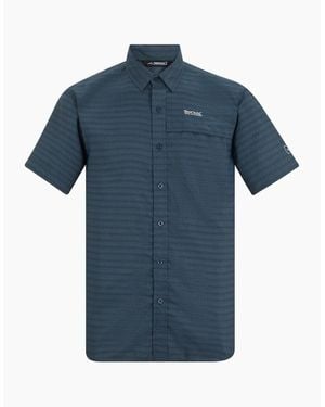 Regatta Mindano Triangle Short-Sleeved Shirt - Blue