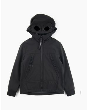 C.P. Company Undersixteen Shell Goggle Hood Jacket 999 - Black