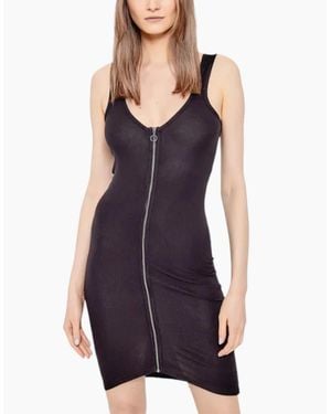 Brave Soul Dress Sleeveless Tops Party Club Sexy Bodycon Midi Tank Dress - Purple