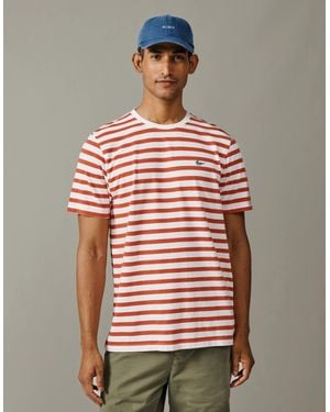 aubi Fore Striped Tee - Red