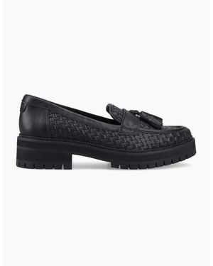 TOMS Cara Woven Loafers - Black