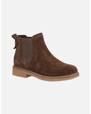 Hush Puppies Maddy Boots Chocolate - Brown