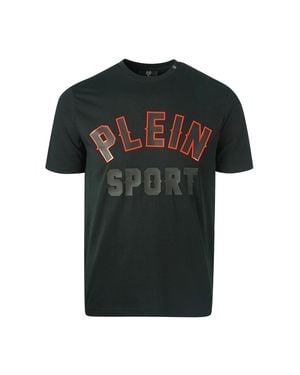 Philipp Plein Plein Sport Bold Block Logo T-Shirt - Black