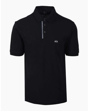ARMANI EXCHANGE Polo Shirt Deep - Black