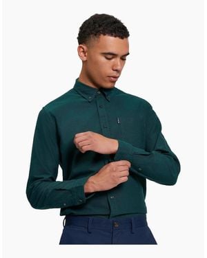 Ben Sherman Signature Oxford Long Sleeve Shirt - Green