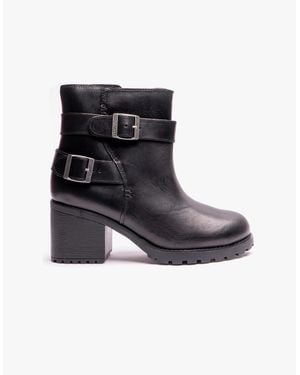 Harley Davidson Lalanne Dbl Strap Ce Short Boots - Black