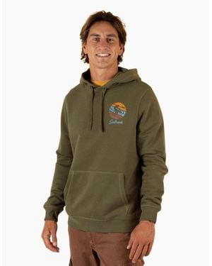 Saltrock Mtb Colour Graphic Pop Hoodie - Green