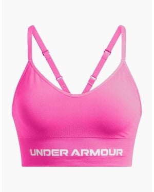 Under Armour Vanish Seamless Low Impact Sports Bra - Pink