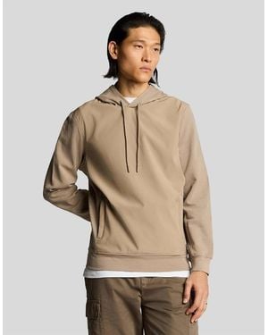 Lyle & Scott Hybrid Pullover Hoodie - Natural