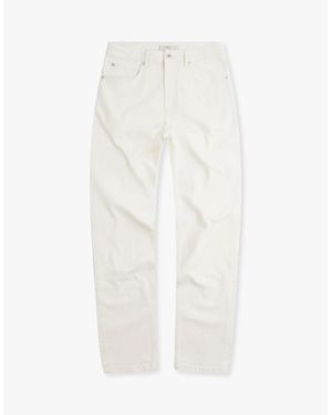 Vingt Quatre Denim Vingt Quatre Slim Fit Chalk Jeans - White