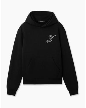 Jacquemus Le Hoodie Logo Sweatshirt - Black