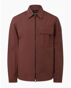 Belstaff Cargo Overshirt Oxblood - Brown