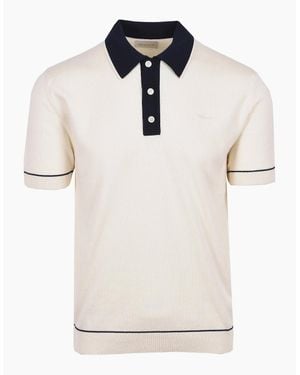 GANT Cotton Modal Knitted Polo - White