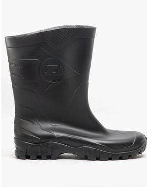 Dunlop Dee Half Length Wellington Boots - Black