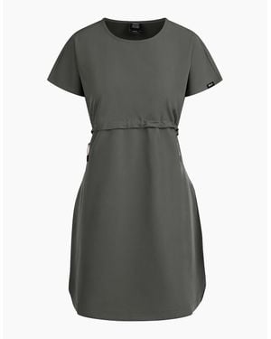 Trespass Ladies Lidia Round Neck Cotton Dress - Black