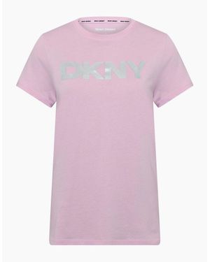 DKNY Foil Lg Sht Sle - Pink