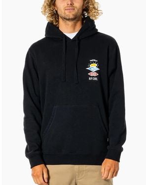 Rip Curl Rip Curl Search Icon Fleece Pullover Hoodie - Blue