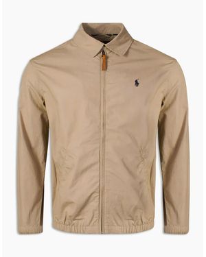 Ralph Lauren Luxury Tan Bayport Cotton Jacket - Natural