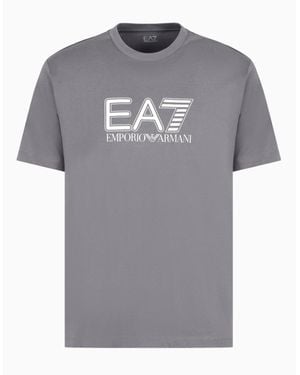 EA7 Large Logo T-Shirt - Grey