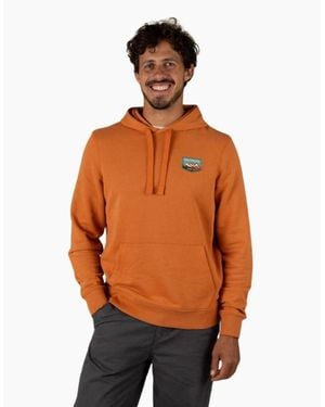 Saltrock Upland Graphic Pop Hoodie - Orange
