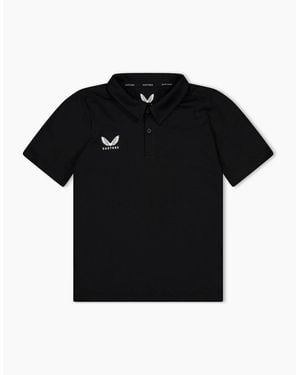 Castore Kids' Short Sleeve Polo Shirt - Black