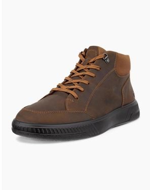 Ecco Move Leather Ankle Boots - Black