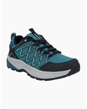 Hi-Tec Diamonde Low Polyester Dragonfly//Florida Keys Hiking Shoes - Blue