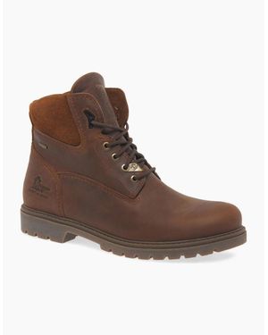 Panama Jack Amur Gtx Waterproof Leather Lace Up Ankle Boots - Brown