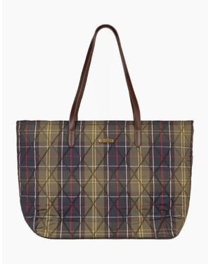 Barbour Wetherham Quilted Tote Bag - Black