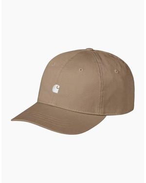 Carhartt Madison Logo Cap Leather - Natural