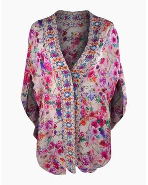 Inoa Fashion Rosetto Gardenia 1202118 Short Shrug - Pink