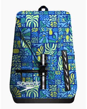 Speedo Printed 35L Backpack - Blue