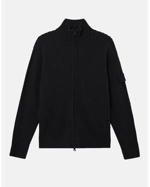 Stone Island Ghost 5100054 Cardigan - Black