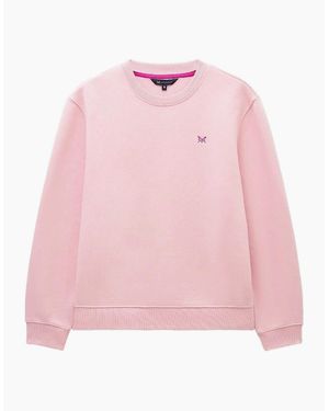 Crew Brushed Back Sweatshirt - Pink