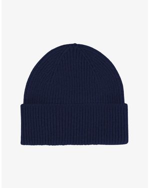 COLORFUL STANDARD Merino Wool Beanie - Blue