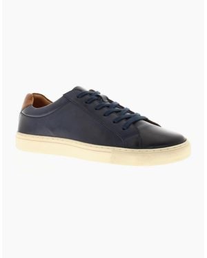 Hush Puppies Trainers Casual Colton Cupsole Leather Lace Up Uk Size - Blue