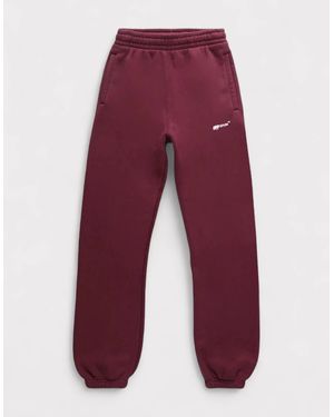 Off-White c/o Virgil Abloh Logo Printed Joggers Burgundy - Red