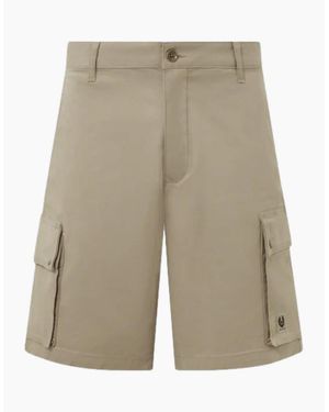 Belstaff Route Cargo Shorts Dark Sand - Grey