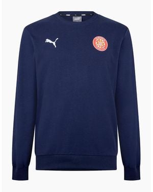 PUMA Gfc Teamgoal Casuals Crew Neck Performance Sweatshirt - Blue