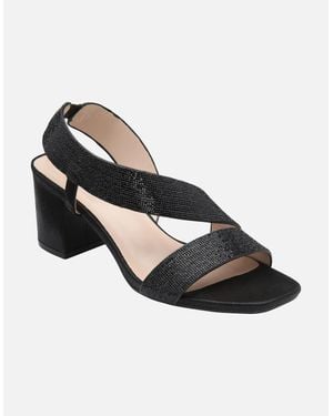 Lotus Galacia Heeled Sandals - Black