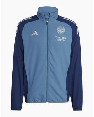 adidas Arsenal Pre Match Tracksuit Top 2025 2026 - Blue