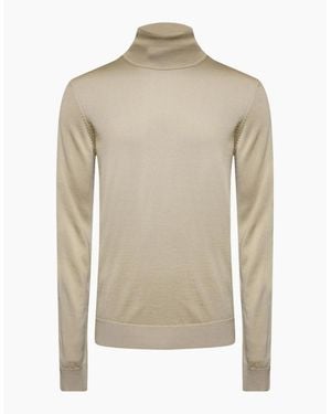 BOSS San Thomas-M Rollneck Jumper - Natural