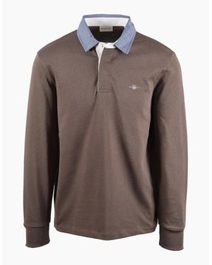 GANT Classic Heavy Rugger Faded Taupe - Brown