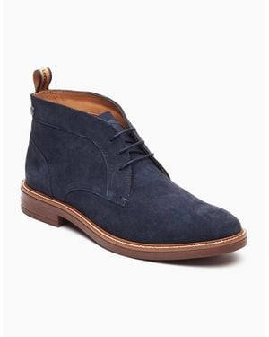 Base London Lincoln Chukka Boots - Blue