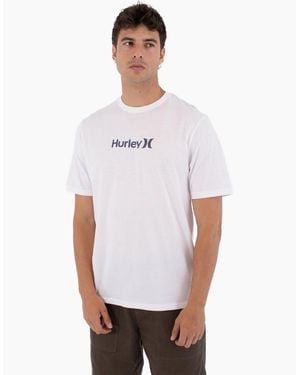 Hurley Printing Press O & O Short Sleeve T-Shirt - White